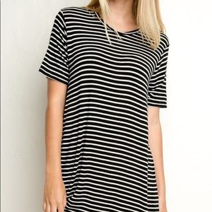 Brandy Melville Striped Tee Dress